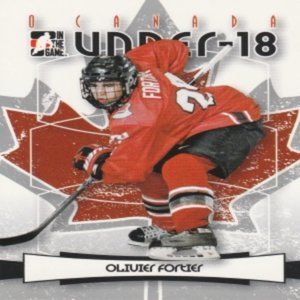 OLIVIER FORTIER - 2007 UNDER 18 CHAMPIONSHIP HOCKEY SERIES CARD - CARD NUMBER 15